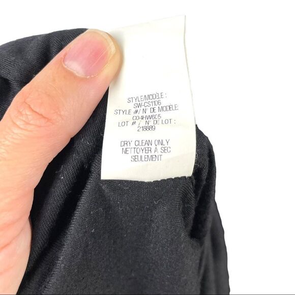 Helmut by Helmut Lang Black Kinetic Cowl Neck Maxi Dress Size M - Picture 8 of 8